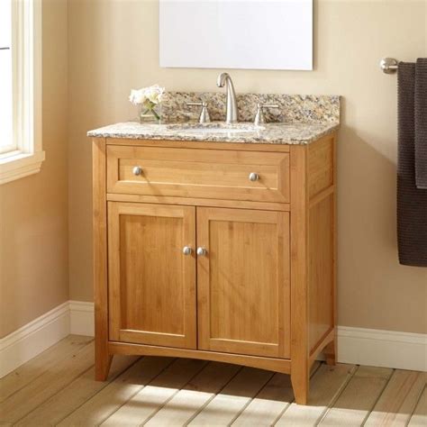Find the best narrow depth bathroom vanities for your home in 2021 with the carefully curated selection available to shop at houzz. 30" Narrow Depth Halifax Bamboo Vanity for Undermount Sink ...