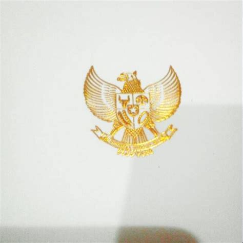 Cetak Kop Surat Logo Garuda Foil Emas
