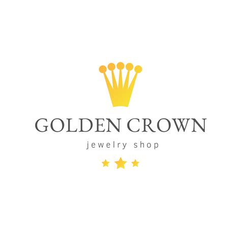 Golden Crown Jewelry Shop Logo Turbologo Logo Maker