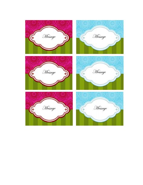 Canva's free gift tags templates are also printable, so you can print them on your computer or at a local print shop. 44 Free Printable Gift Tag Templates ᐅ TemplateLab