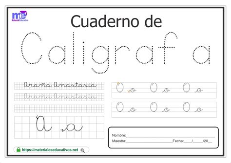 11 Cuadernos Caligrafía Para Educación Infantil Materiales Educativos
