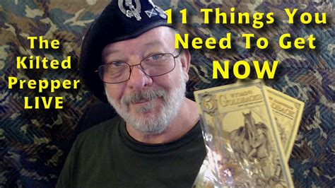 The Kilted Prepper 11 Items You Need To Get NOW YouTube
