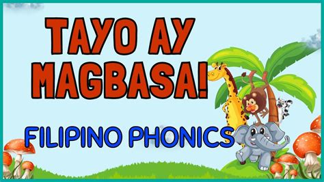 Magsanay Magbasa Filipino Phonics Salitang May Tatlong Pantig