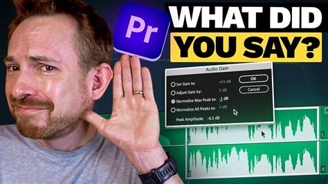 How To Make Voice Louder In Premiere Pro Youtube