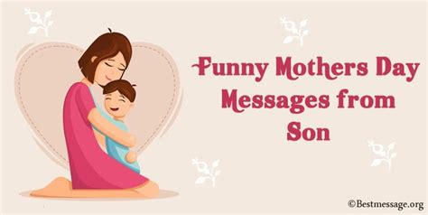 Hilarious And Funny Mothers Day Messages From Son