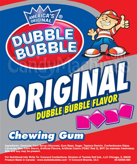 Dubble Bubble Original 1928 Gum Tabs 9000 Ct