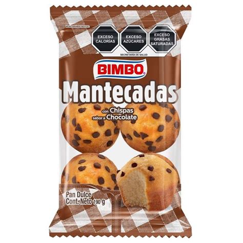 Pan Dulce Bimbo Mantecadas Chispas Chocolate G Walmart