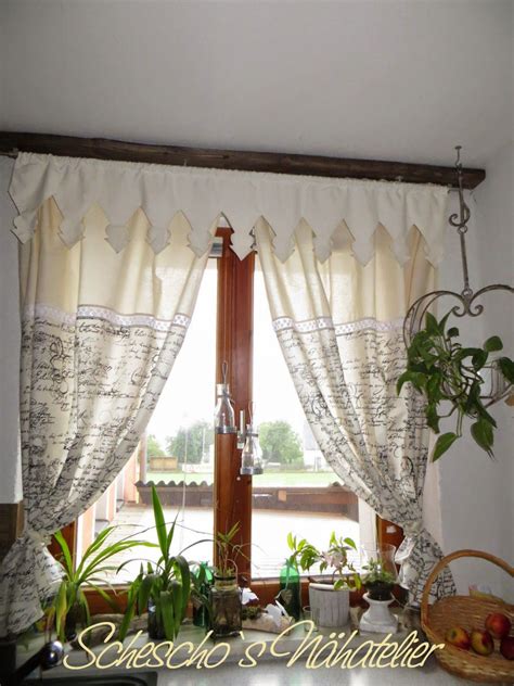 Deine wohnzimmerfenster können je nach jahreszeit viel oder wenig licht in deine räume lassen. Schescho`s Nähatelier Landhaus Gardinen Gardinen von ...