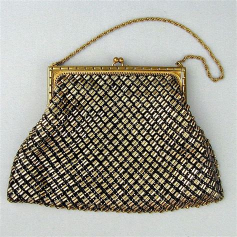Whiting And Davis Gold Mesh Purse