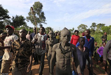 Kenyan Tribal Ritual Sees Boys Numb Themselves In River In Preparation