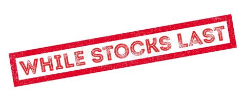 While Stocks Last Rubber Stamp Stock Illustration Illustration Of
