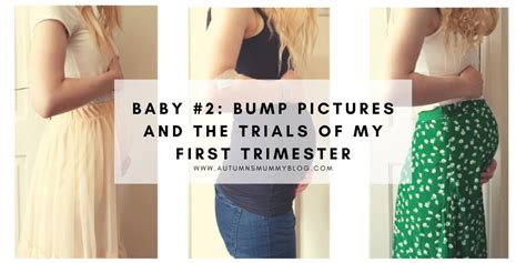 Baby 2 Bump Pictures And The Trials Of My First Trimester Autumns