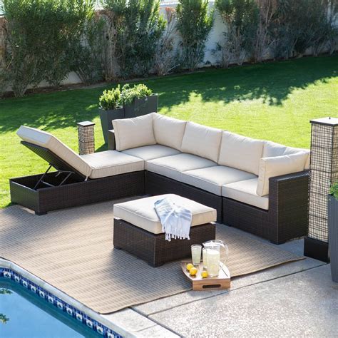 Unique Outdoor Furniture Sectional Sofa Pattern Modern