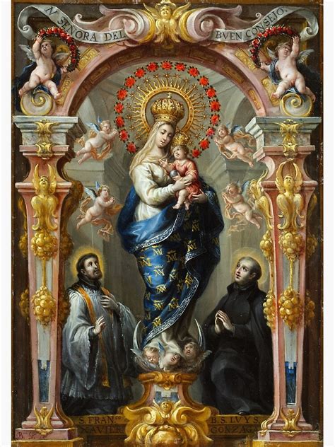 Our Lady Of Good Counsel Poster For Sale By Onodera Redbubble
