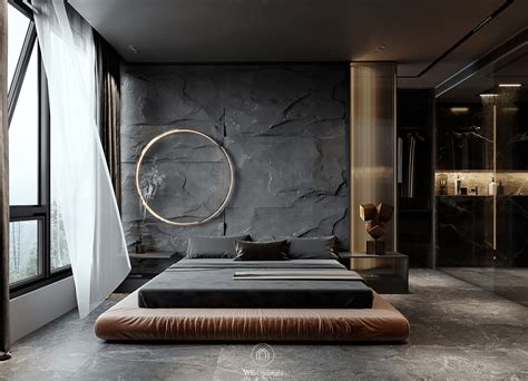 Brown And Grey Bedroom Interior Design Ideas
