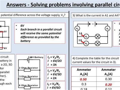 Aqa Gcse Physics 422 Electricity Series And Parallel Circuits