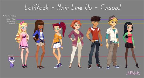 Lolirock Trivia Main Characters Line Up