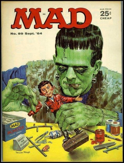 Horror Magazines Mad Magazine 89 September 1964 Cover Art By Norman