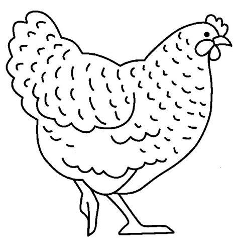 Dessin à imprimer de poule : Coloriage Poule à colorier - Dessin à imprimer | Farm ...