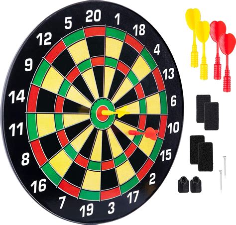 Sporting Goods New 16 Professional Magnetic Kids Toy Play Dart Board