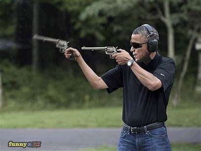 Obama Shooting Gun Mouth Dangerous Than