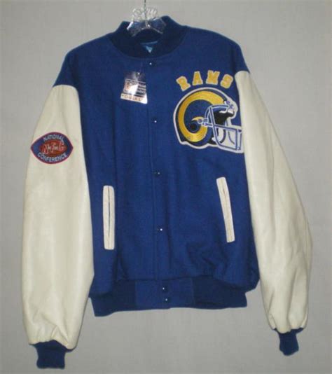 Deadstock Vtg 80s Chalk Line Los Angeles Rams Letterman Varsity Jacket