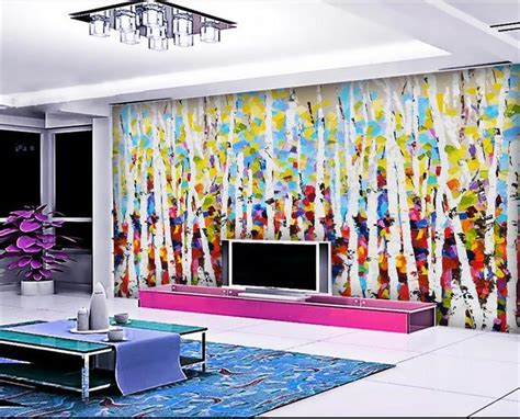 Custom Mural Wallpaper Room 3d Photo Wallpaper Woods Forest Landscape