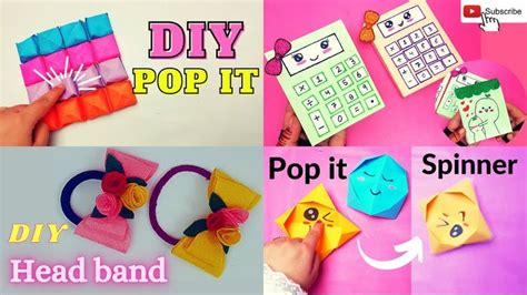 4 Best Paper Craft Ideasdiy Super Cute School Supplies Easy Back To