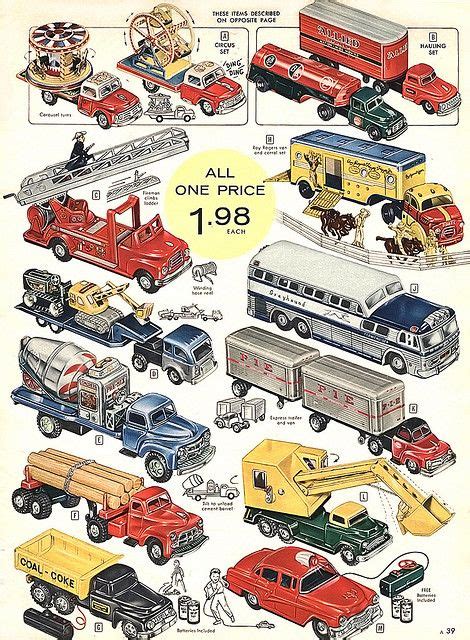 1957 Catalog Toys Vintage Toys Vintage Ads Vintage Trucks
