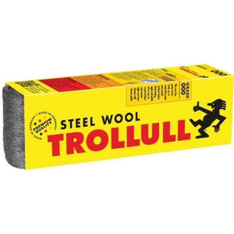 Trollul Steel Wool Grade 000 200grams Robert Dyas