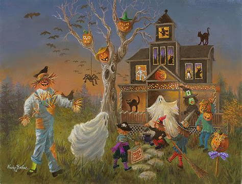 Halloween Paintings Page 4 Of 35 Fine Art America
