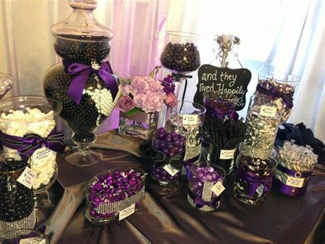 Pin By Noemi Lopez On My Deep Purple Wedding Purple Candy Bar Candy