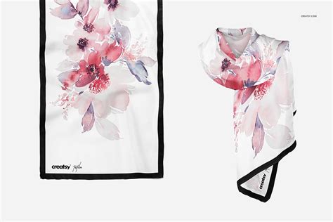 Download Silk Scarf Mockup Set Edition 2 | Creative Photoshop ...