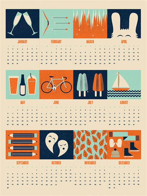 55 Cool And Creative Calendar Design Ideas For 2013 Web And Graphic