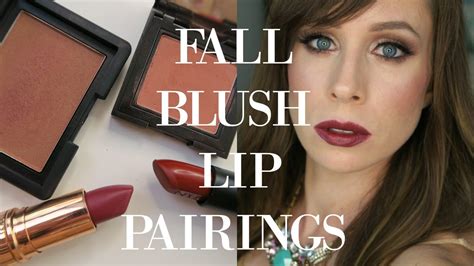 Fall Blush Lipstick Pairings Mix N Match Beauty Fall Youtube