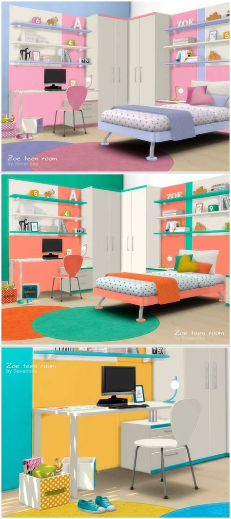 Комната для подростка Zoe Teen Room Furniture By Severinka Мебель для
