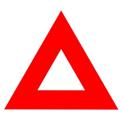 Filesymbol Red Equilateral Trianglesvg Openstreetmap Wiki