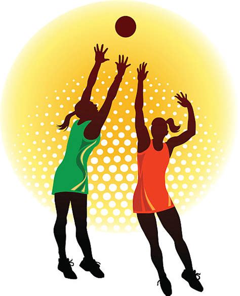 100 Silhouette Of Netball Stock Photos Pictures And Royalty Free Images