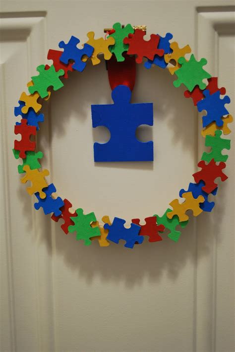 Craft Time Autism Mini Wreath A Modern Day Fairy Tale