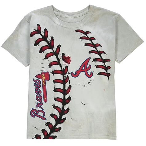 Atlanta Braves Youth Cream Hardball T Shirt
