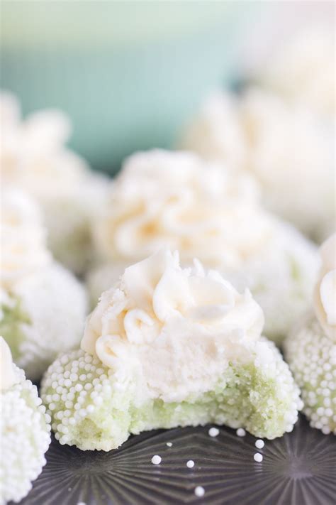 Thumbprint Pistachio Cookies With Cream Cheese Frosting