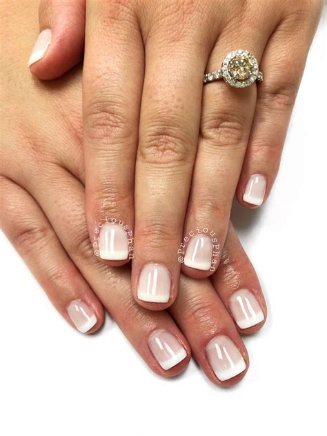 The base coat of a french manicure is usually pale pink, cream, or clear. french nails elegant Matte Black #cutefrenchnails | Nails ...