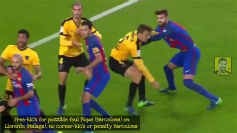 Realmadrid VS FC Barcelona Shocking Refereeing Decisions In The First
