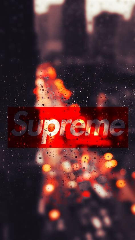 Supreme Logo Supreme Iphone Wallpaper Supreme Wallpaper Hypebeast