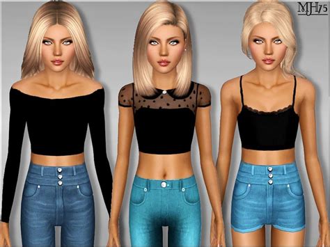 The Sims Resource S3 Various Tops 2 [teen]