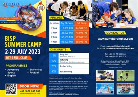 save the date summer bisp 2023 summer camp british international school phuket