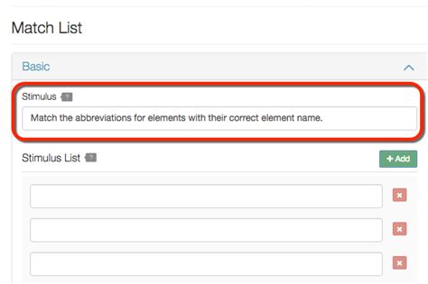 Tools to help teachers track mastery of state and common core standards in core subjects. Create a Match List Item Bank Question - MasteryConnect Support Center