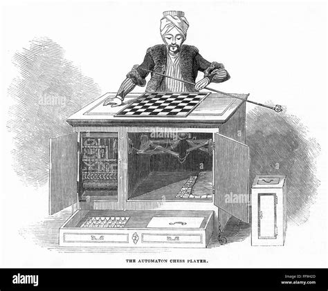 Chess Automaton 1845 Nwolfgang Von Kempelens The Turk A Chess