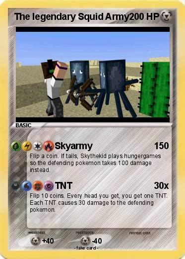 Pokémon The Legendary Squid Army Skyarmy My Pokemon Card