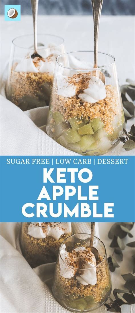 These healthy recipes are so delicious they prove you can still dessert while cutting back on sugar. No Bake Keto Apple Crumble - Fall Dessert Recipe | Recipe | Low carb recipes dessert, Sugar free ...